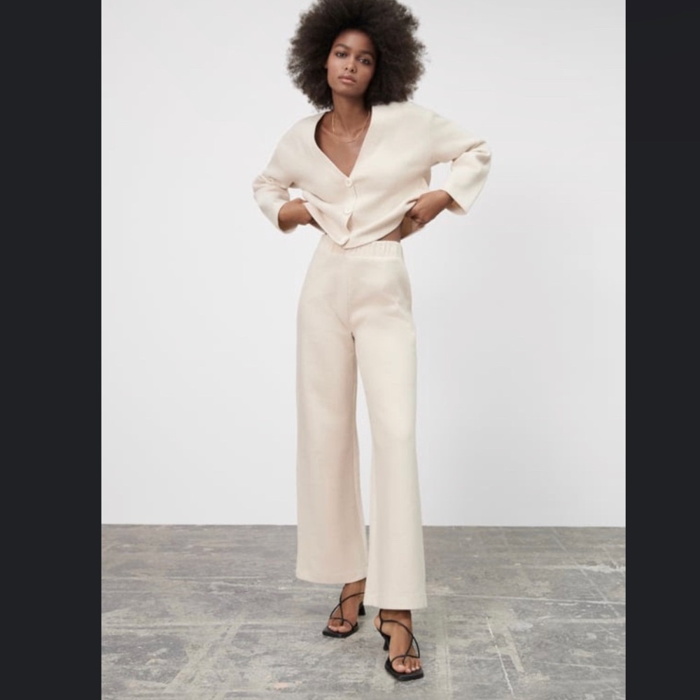 Zara soft sweater & pants set (only worn once)